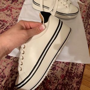 Joie dabnis stripe sneakers Clearance
